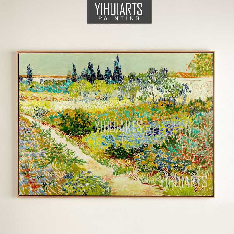 纯手绘临摹高档卧室有框装饰画