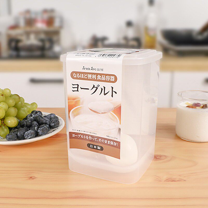 日本进口酸奶杯奶粉罐自制酸奶发酵容器带盖子水果食品储物罐保鲜