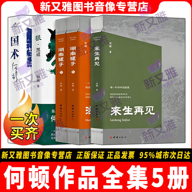 何顿新现实主义小说5册
