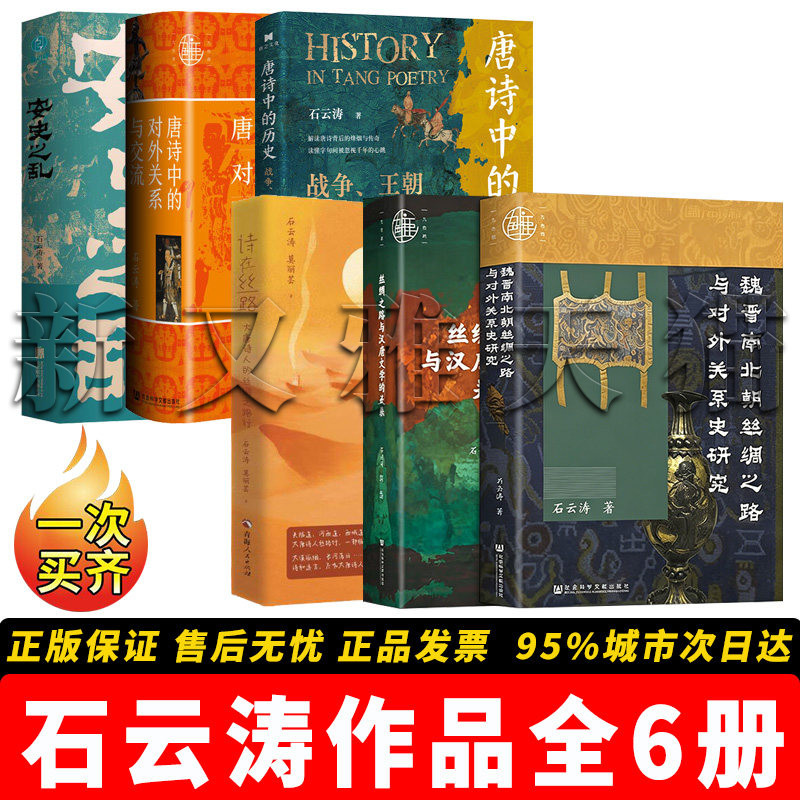 石云涛6册汉唐史丝路研究正版