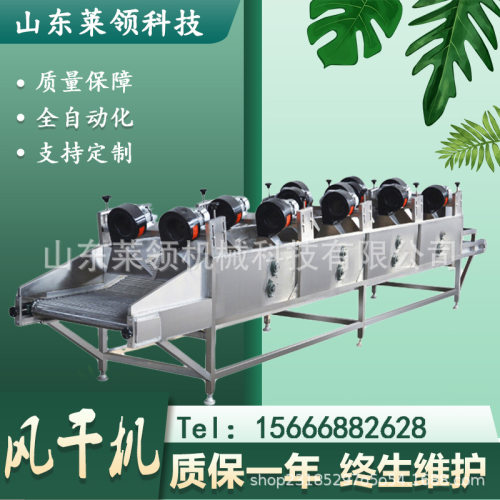 商用金针菇风干机 风速可调风向可控 不锈钢材质净菜加工流水线