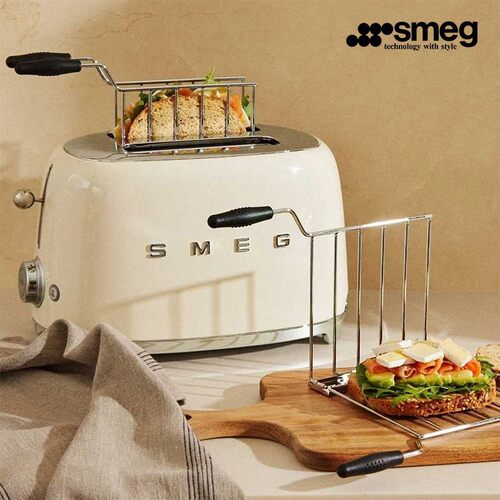 SMEG斯麦格 TSF01多功能复古烤面包机吐司机多士炉家用加热早餐机