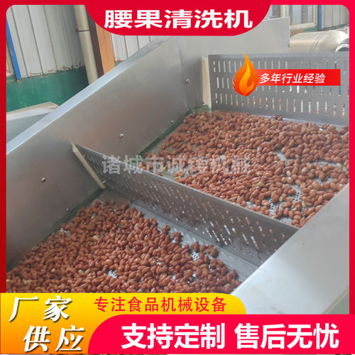 干果气泡清洗机 腰果清洗机加工成套设备 坚果杏仁清洗机烘干机