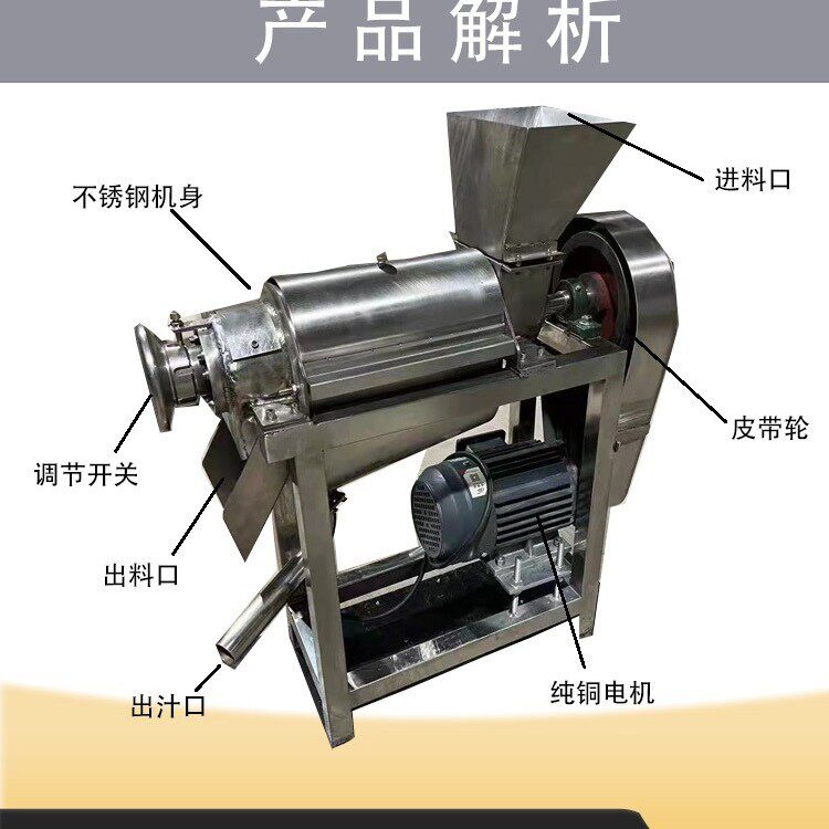 青菜汁果蔬汁面条压榨机 粉碎胡萝卜打汁机 果蔬榨汁机
