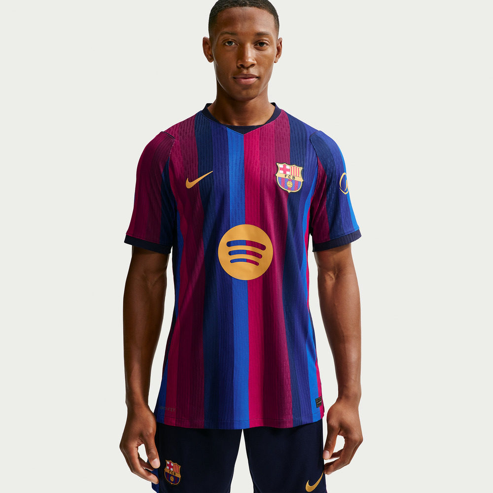 NIKE耐克男秋FCB DFADV巴萨主场球员版运动休闲短袖T恤II2709-683图片
