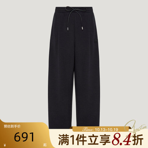 adidas阿迪达斯三叶草女子秋冬PLEATED PANTS运动休闲长裤LH9649