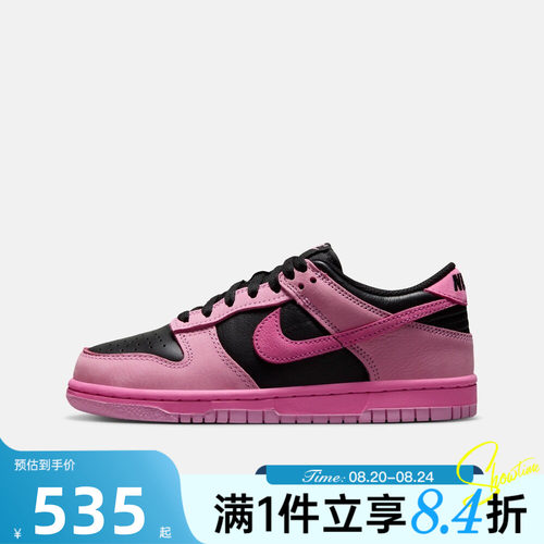 NIKE耐克大童秋DUNK LOW SE (GS)运动休闲鞋IO0319-600