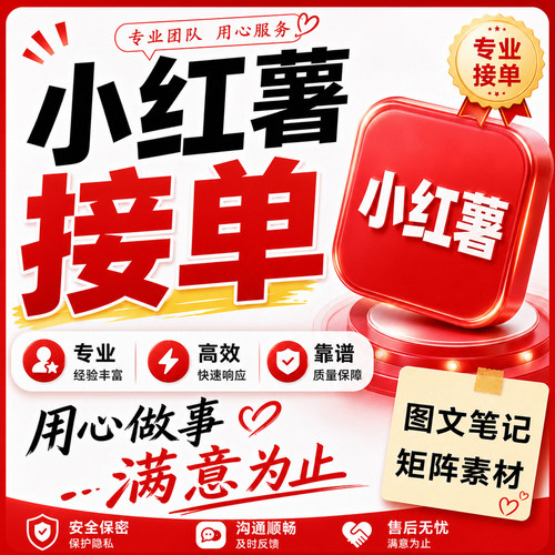 原创代写文案小红xhs书图文设计