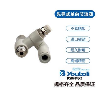 经济款ASP330F-01-06S先导式调速阀ASP630F-04-12S防坠落诱导接头