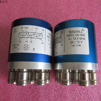 Radiall R573122605 DC-12.4GHz 12V N母 SP6T 射频微波同轴开关