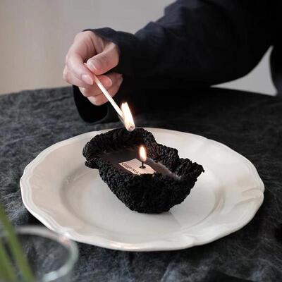 GREY MATTER设计师礼物小众黑色香薰蜡烛行墨木质调香氛摆件礼物