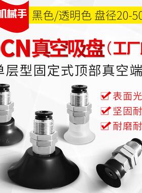 欧喜恩M14金具支架PAK-20/25/30/40/50-NBR/S工业机械手真空吸盘