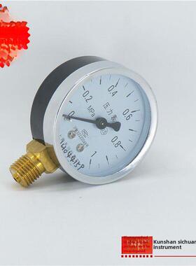 上海天川仪表Y-60标准压力表0-4、6、10、16、25、40Mpa气压水压