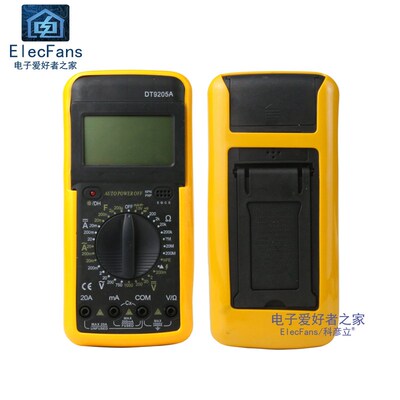 yyoDT920数字万用表测量电阻电容电子电流电压电工表带表