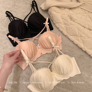 你的懒懒llan【超欲天菜】冬日百搭神器三色交叉绑带无钢圈内衣女