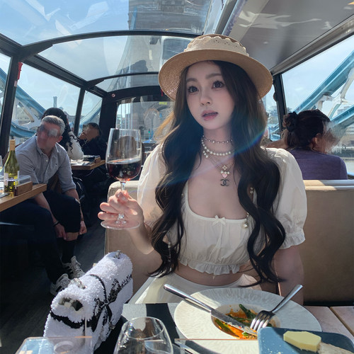 你的懒懒llan夏日绵绵冰两色套装