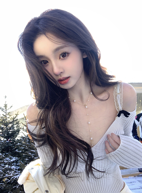 你的懒懒llan坠入星河珍珠项链