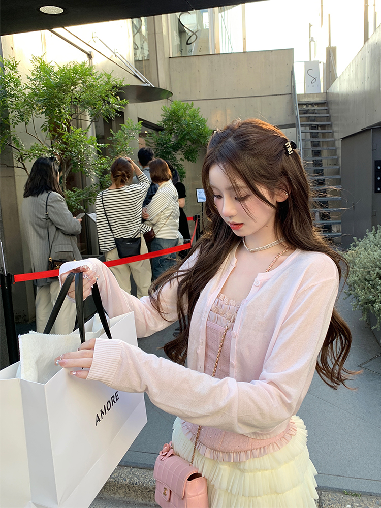 你的懒懒llan【娇嫩蚕宝宝】三色防晒开衫女上衣女2025春夏季新款