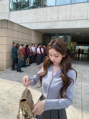 你的懒懒llan常春藤学院风小衬衫