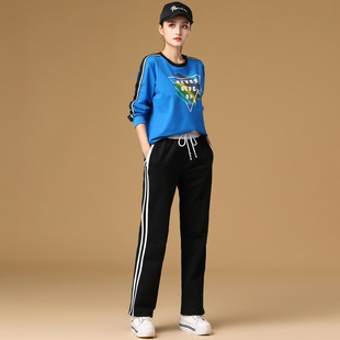 2026新款鬼步舞衣服女广场舞服装长袖上衣秋冬季加厚曳步舞运动跳