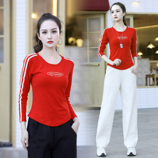 2026新款湘慧春夏广场舞服运动套装鬼步舞棉休闲服印花衣服成人高