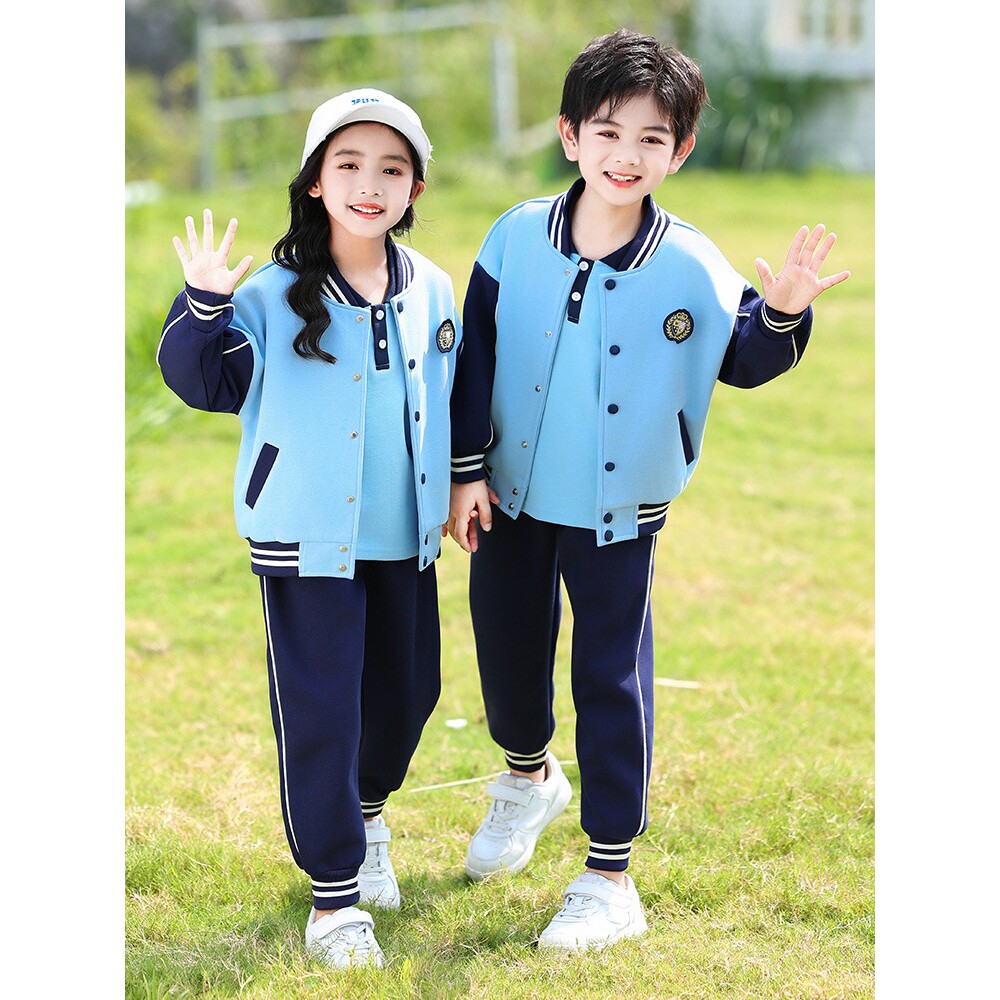 2026新款男女儿童春秋季运动校服套装幼儿园园服学院风班服小学生