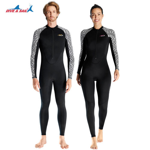 2026新款DIVE&SAIL潜水服男女长袖速干泳衣连体
