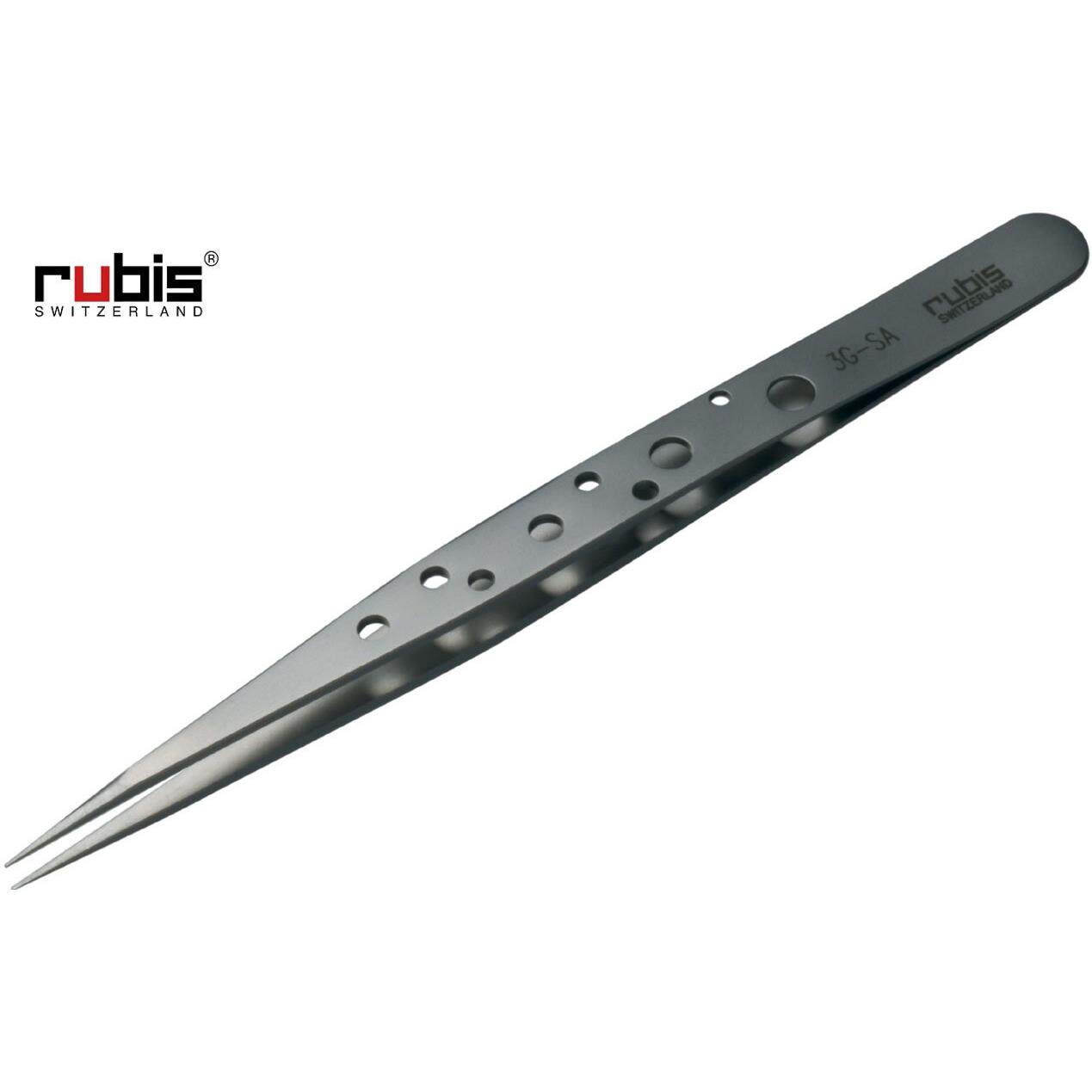 瑞士Rubis镊子3G-SA 防滑手柄镊子 Rubis TWEEZERS