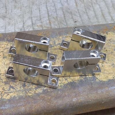 钢制镀镍侧开口型GCP02 GCP12 SHWTM SHWTMH T形导向轴固定支座