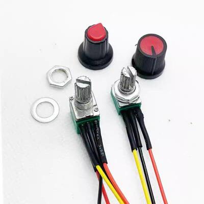 Rk097功率放大器音频调速调光旋钮开关，带接线端子