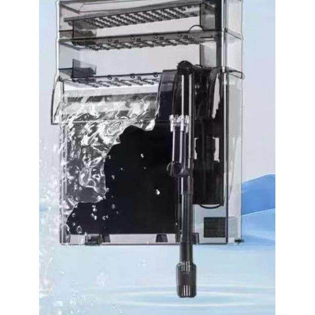 金丽佳大型鱼缸过滤器水循环三合一制氧静音机瀑布壁挂式过滤器