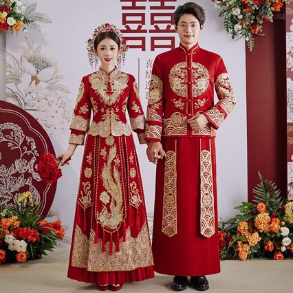 2026新款秀禾服新娘结婚中式礼服修身龙凤褂秀和服女嫁衣夏季薄款