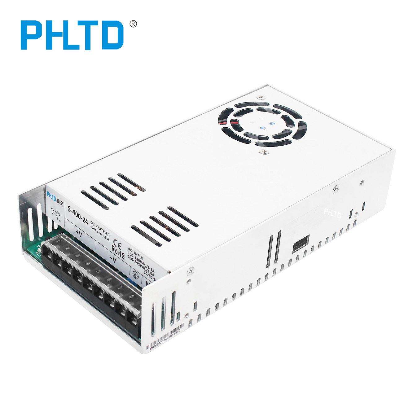 源头工厂 开关电源 S-400W-24V16.5A 直流变压器220转5V12V36V48V