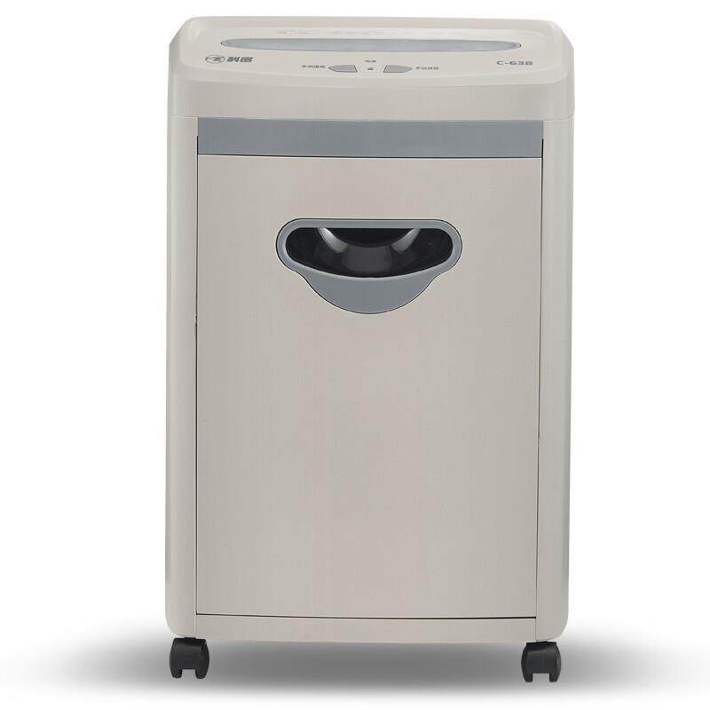 科密C-638电动办公高保密颗粒个人家庭文件碎纸机订书针碎纸机
