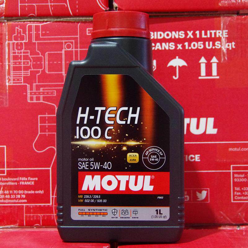 摩特机油 H-TECH 5W-40 SP级 1L 全合成适用桑塔纳帕萨特途昂探岳