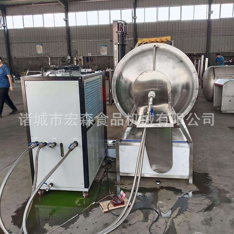 商用真空腌制机翅尖真空滚揉机排骨腌制入味机全自动制冷腌肉机