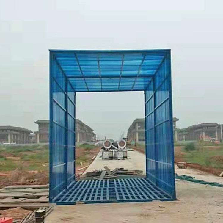 建筑工地洗车平台平板式工程洗车机设备全自动滚轴式洗车平台