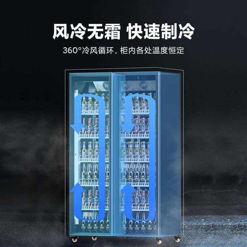 ktv酒吧小型酒水冰柜商用冷冻冰箱啤酒饮料冷藏展示柜保鲜冷藏柜