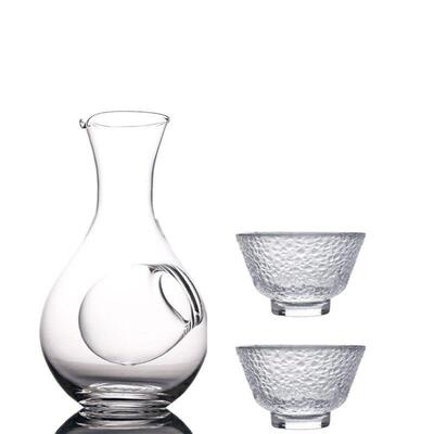 加冰块冰酒壶清酒壶清酒杯果酒杯子小酒杯梅子酒具冰酒新款网红