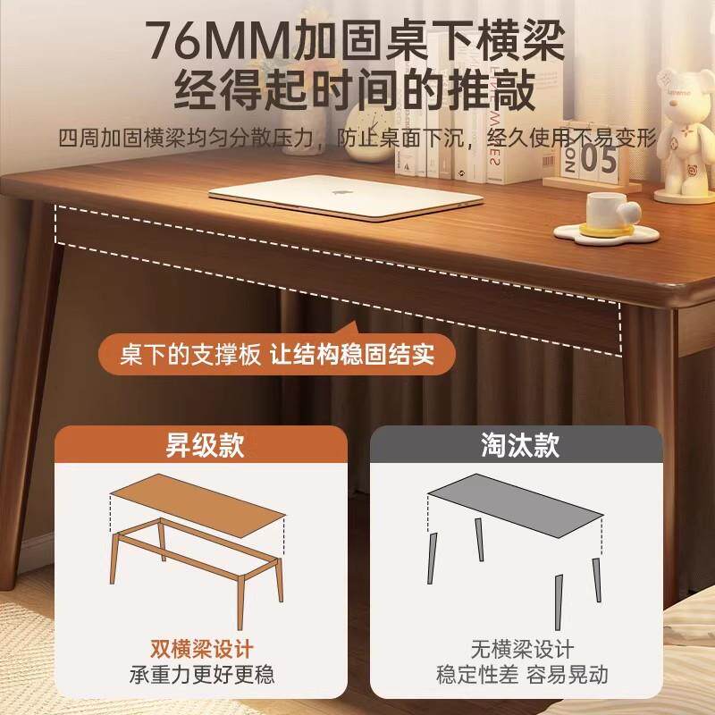 桌子简易出租屋长方形小书桌家用成人工作台卧室学生学习桌电脑桌
