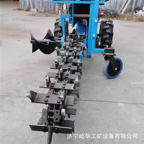 厂家供应 柴油自走式链条挖沟机 农用冻土耕地果园施肥埋管开沟机