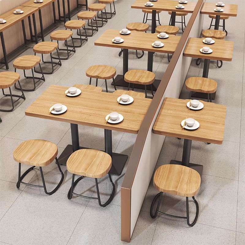 小吃店早餐麻辣烫大排档粉店面馆汉堡店餐厅快餐餐饮桌椅组合商用