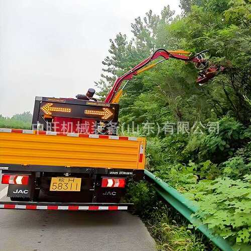 高速公路绿篱修剪机高空树枝修剪设备伸缩式绿篱修剪机