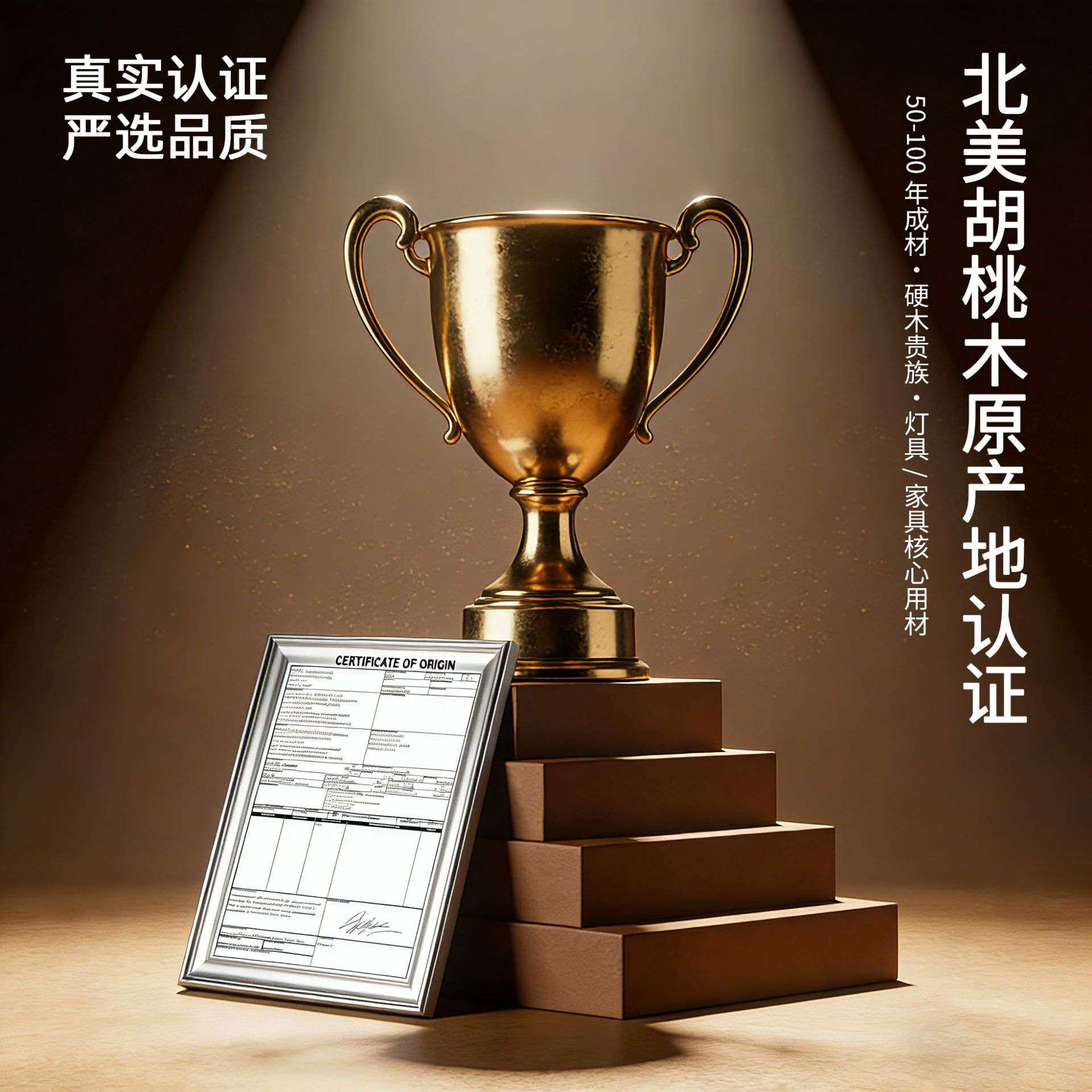 全铜古风客厅吊灯美式蜡烛复古黑胡桃木大气高端轻奢卧室吸顶灯