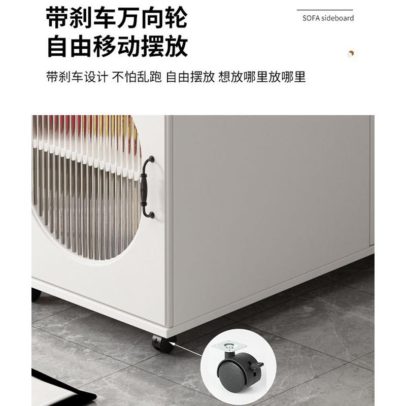 家用沙发边柜客厅角几可移动喝茶台卧室床头喝茶桌简约储物小茶几