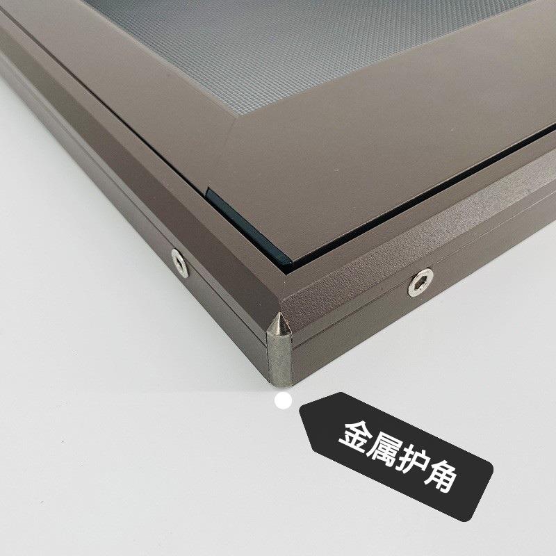 佛山口袋锁纱窗儿童安全密码锁防蚊虫高清金刚网可拆卸滑盖锁纱窗