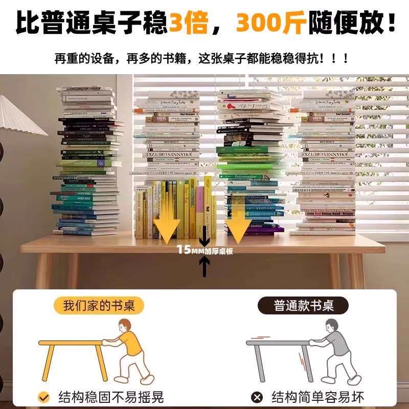 桌子房间卧室电脑桌电竞椅一套简易书桌学生家用床边工作桌学习桌