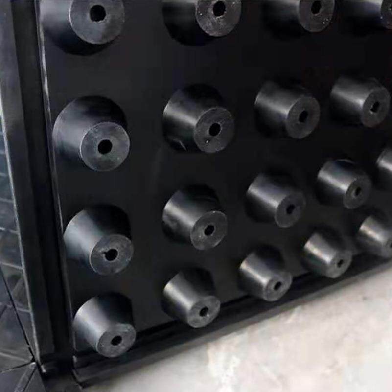 橡胶隔震垫 500*500*50浮筑地板减震垫 橡胶减震垫浮筑地板减震垫