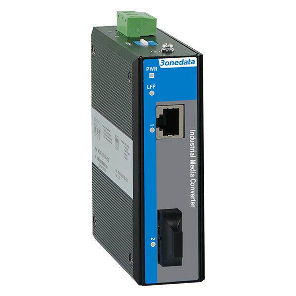 三旺 IMC100-1T1F(SSSC20KM1550T/1310RNM) 1路单纤光口转1路电口