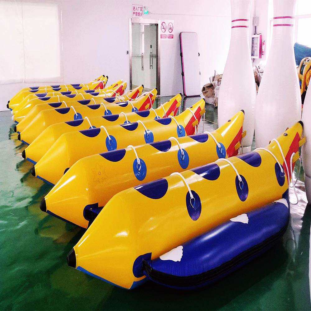 滑雪场设备香蕉船厂家源头生产香蕉船冰面雪面水面皆可用香蕉船
